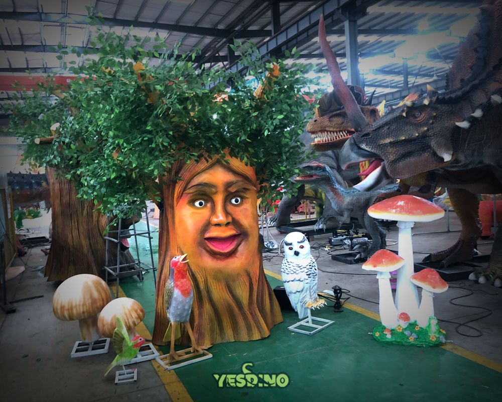 ‌奇幻互动装置｜会说话的灵性之树童话智慧树神仙树机模模型，会讲故事的说话树